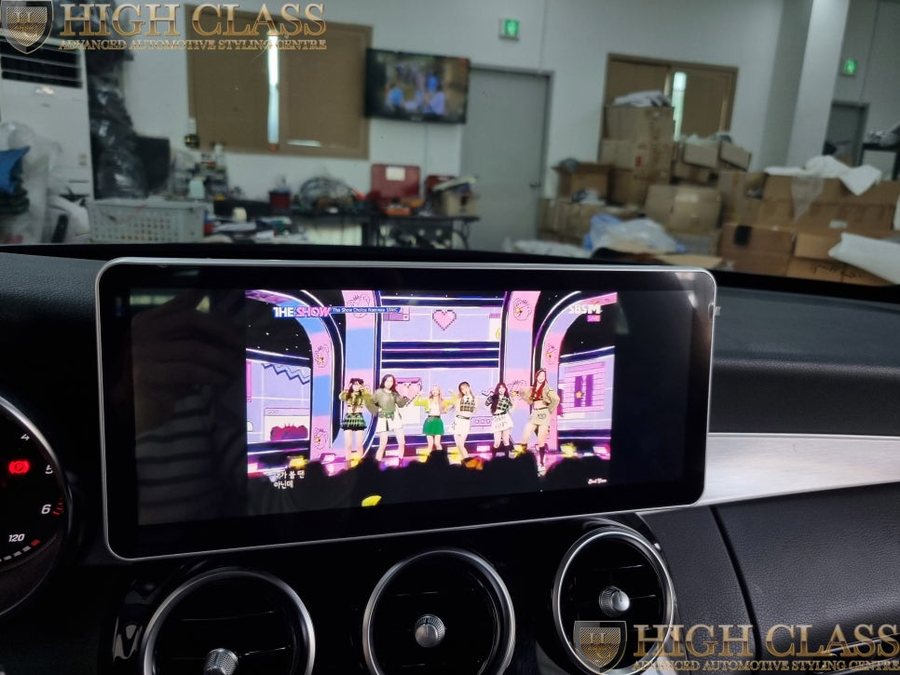 벤츠 C클래스 네비게이션 12.3 인치 모니터 M2C 200A PLUS