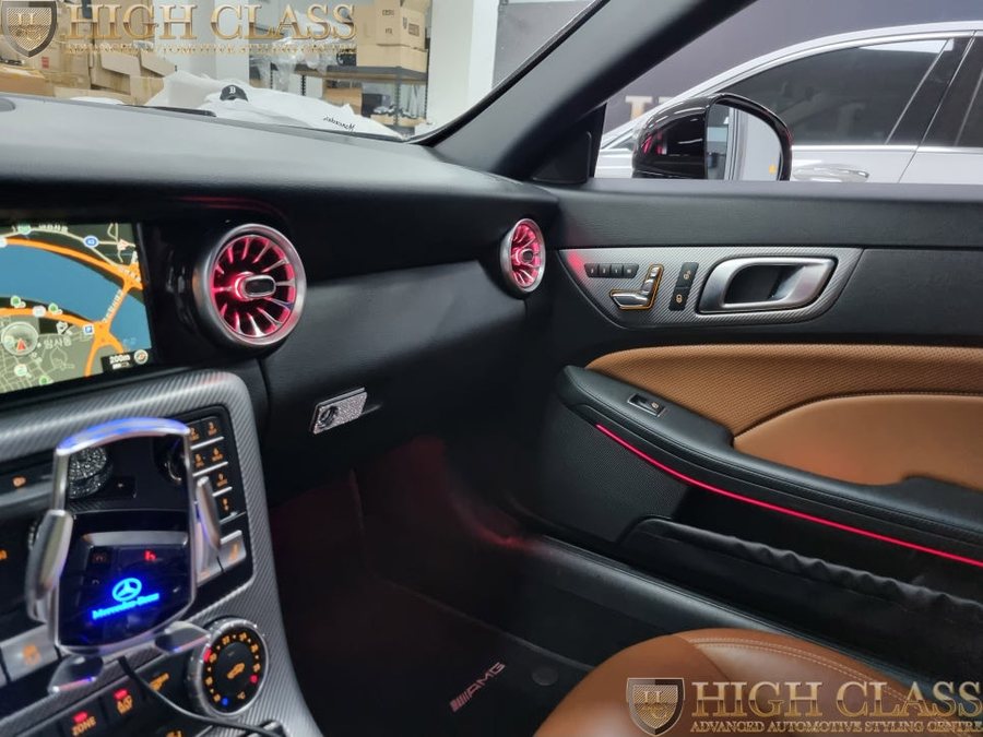 벤츠 SLC 43 AMG 세로그릴 송풍구 + 12색 엠비언트 업그레이드