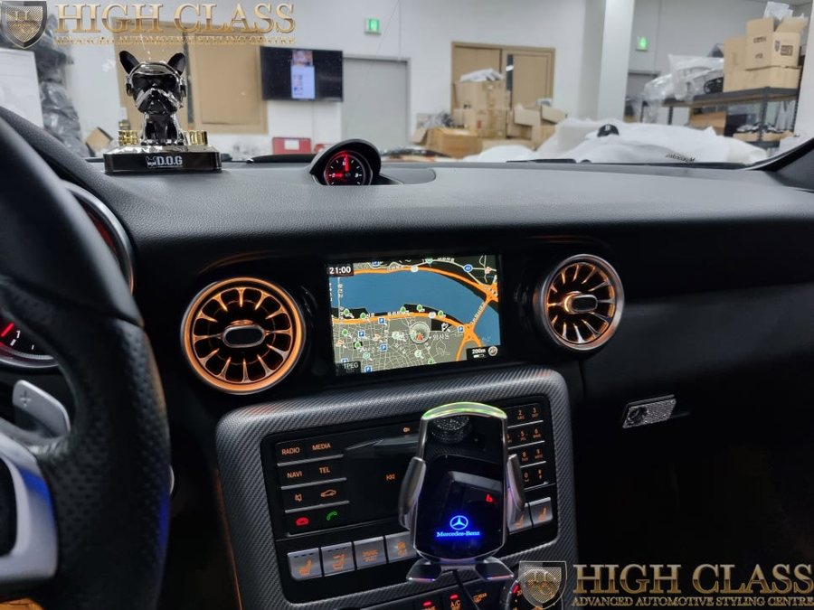 벤츠 SLC 43 AMG 세로그릴 송풍구 + 12색 엠비언트 업그레이드
