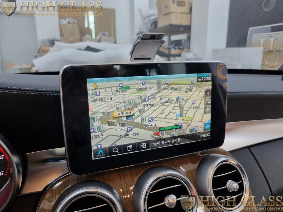 벤츠 C클래스 순정 모니터 활용 M2C 200A PLUS