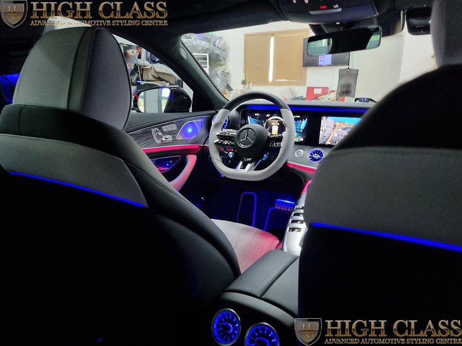 벤츠 GT 43 AMG - 전동센터스피커 / 미드레인지 / 2열 송풍구 / 시트백라인 / 안전벨트 엠비언트 풀튜닝