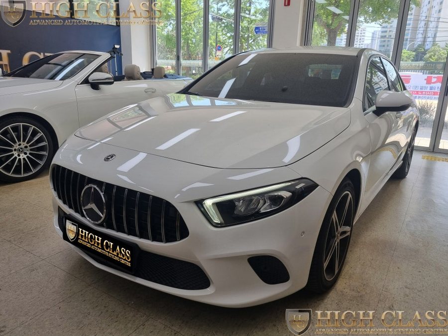 벤츠 A클래스 A250 상단 대시보드 엠비언트 활성화