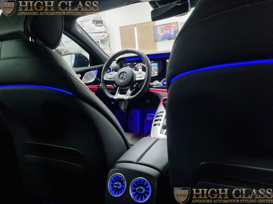 벤츠 AMG GT 전동센터스피커, 시트백라인 엠비언트 효과