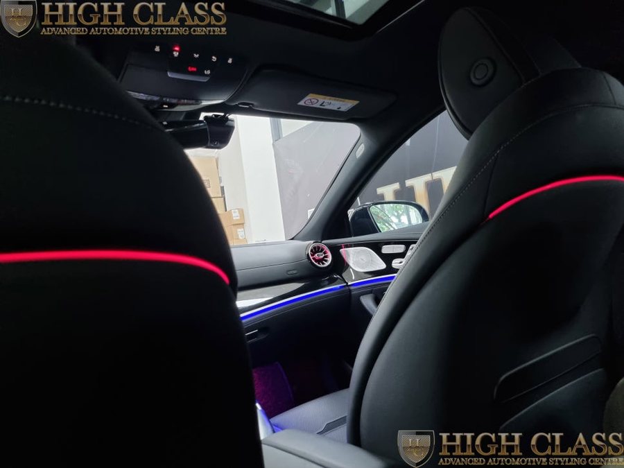 벤츠 AMG GT 전동센터스피커, 시트백라인 엠비언트 효과