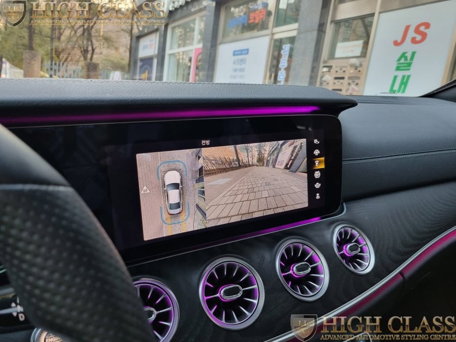 벤츠 CLS 300d 에 빠진 어라운드뷰, 2열 송풍구, 상단계기판 엠비언트, R버튼, 하이빔 어시스트 코딩