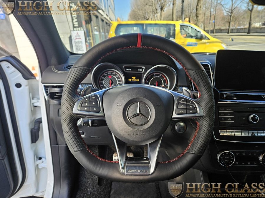 벤츠 GLE W166 레드 컬러 안전벨트 AMG 핸들열선