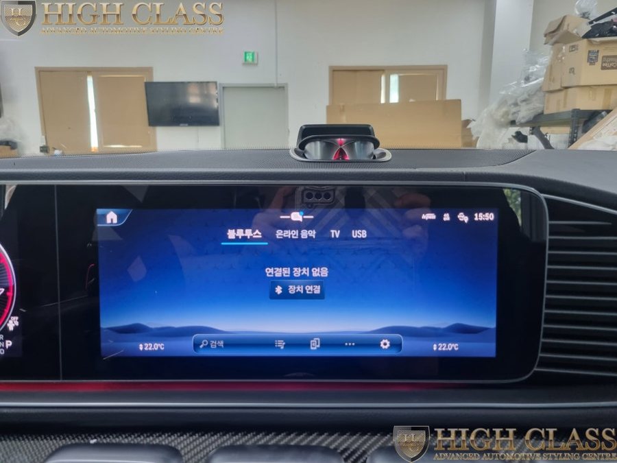 벤츠 GLE 송풍구, 시트백 라인 엠비언트 튜닝 대시보드 전동센터스피커