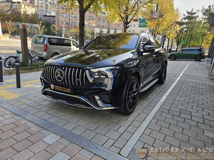 벤츠 GLE 53 AMG 블랙 디퓨저 머플러 팁 블랙 에디션