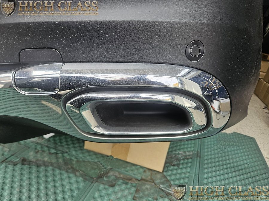벤츠 GLE 53 AMG 블랙 디퓨저 머플러 팁 블랙 에디션