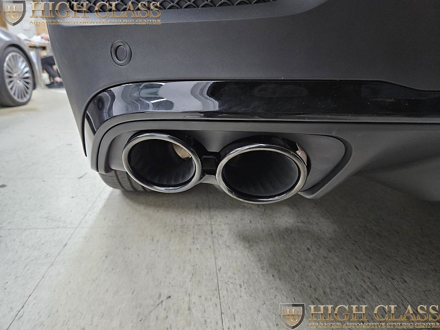 벤츠 GLE 53 AMG 블랙 디퓨저 머플러 팁 블랙 에디션