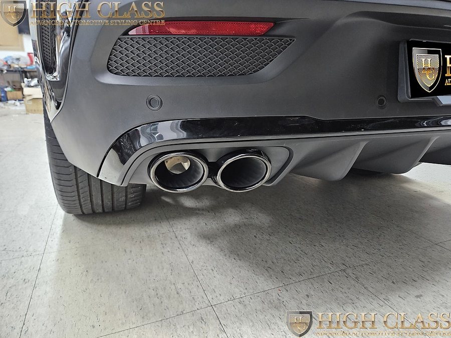 벤츠 GLE 53 AMG 블랙 디퓨저 머플러 팁 블랙 에디션