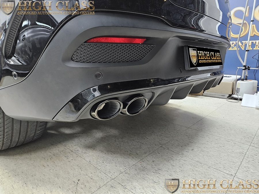 벤츠 GLE 53 AMG 블랙 디퓨저 머플러 팁 블랙 에디션