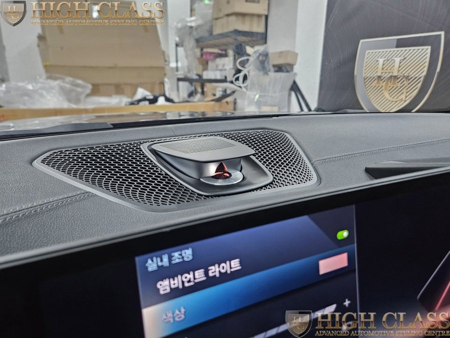 bmw  i4 전동센터스피커 하이 앤드 사운드 구현