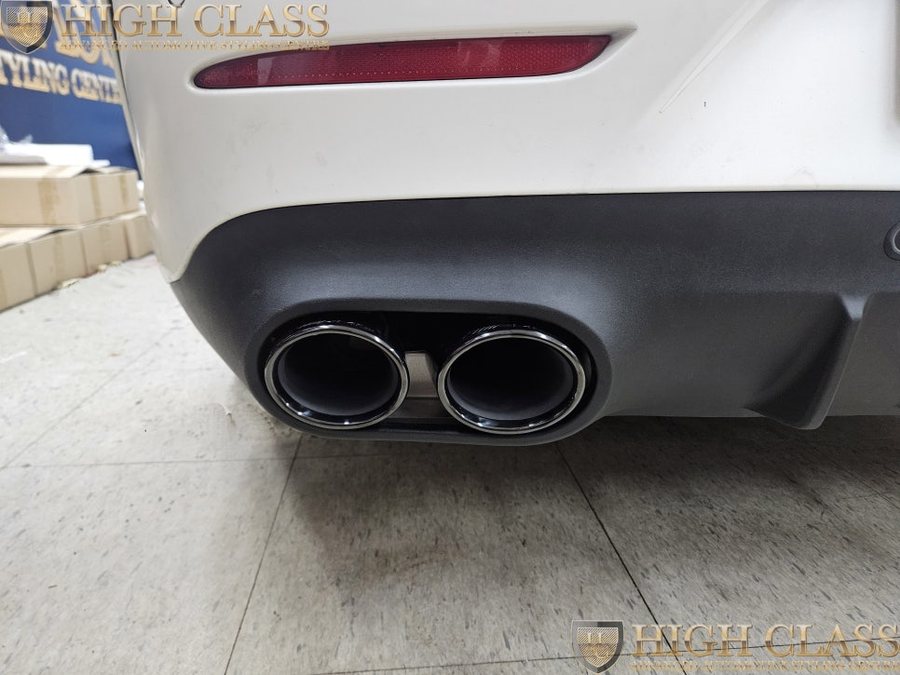 벤츠 CLS 블랙 디퓨저 머플러 팁 교체를 통해 53 AMG 감성