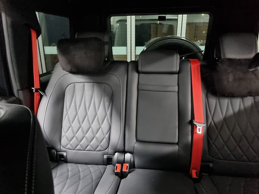 벤츠 지바겐 레드 안전벨트 컬러 변경 G63 AMG 색상 업그레이드