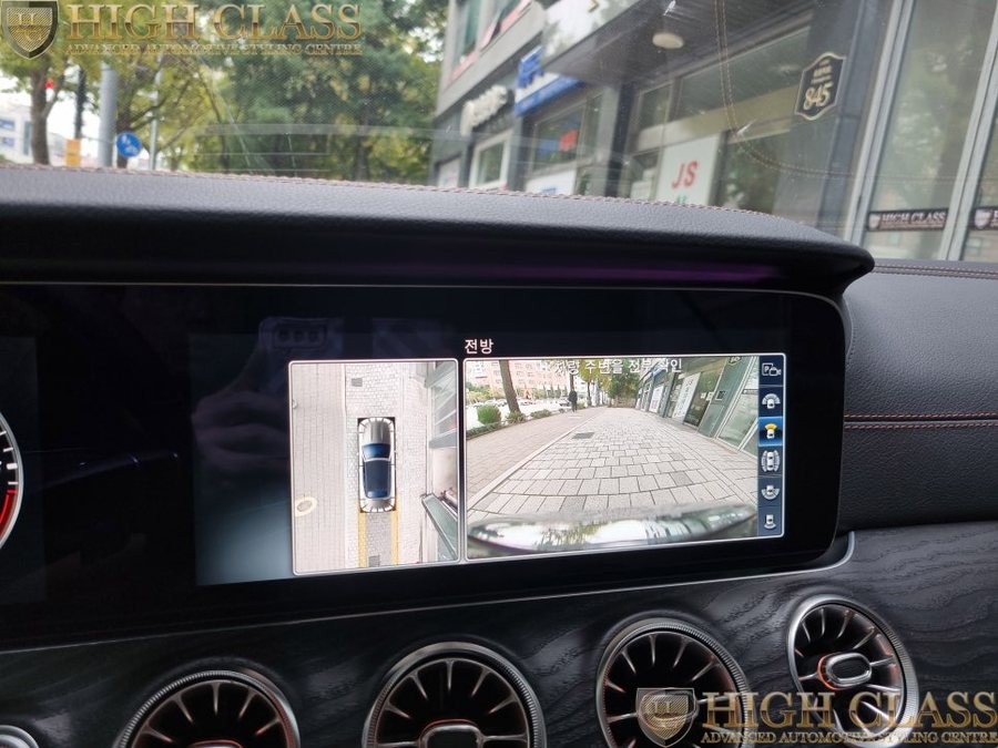 벤츠 E클래스 카브리올레 순정 어라운드뷰와 광각미러 시야확보