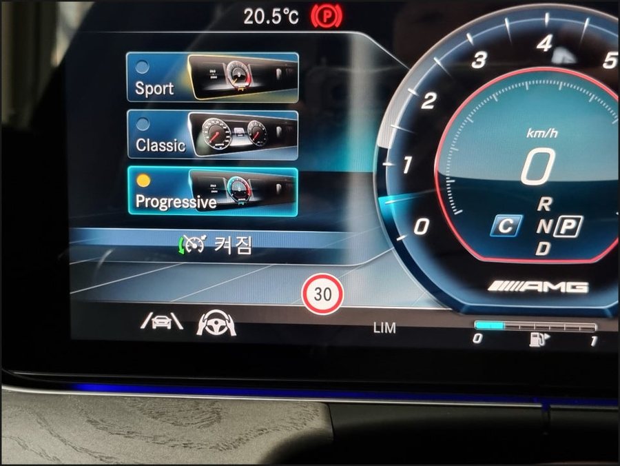 벤츠 CLS클래스 AMG 계기판 코딩, 반자율주행 확장코딩