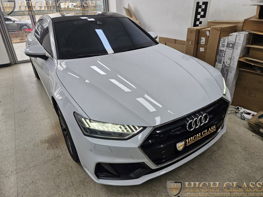 아우디 A7 45 TDI 전동트위터 스피커 교체