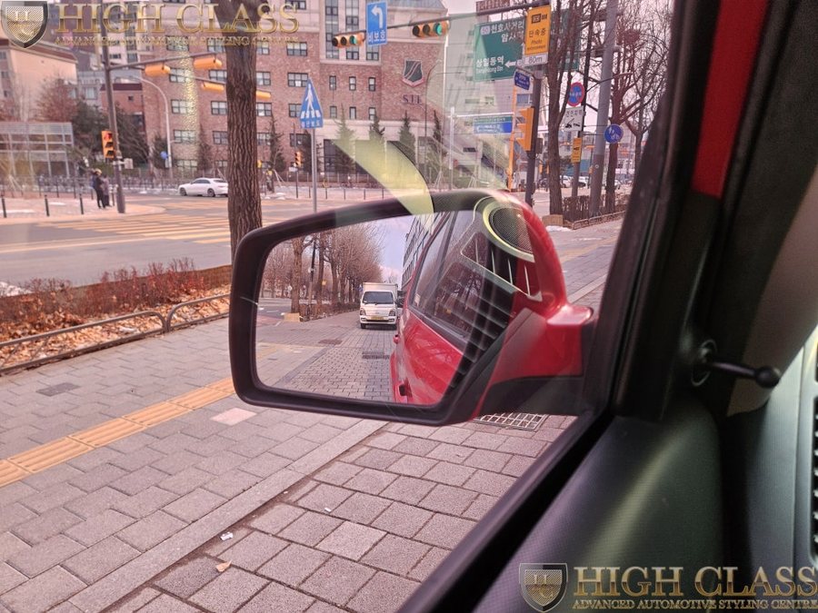 기아 쏘울 11년씩 사이드미러 유리 광각미러 교체