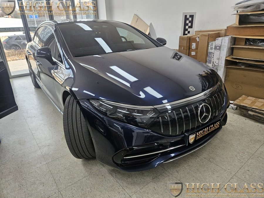 벤츠 EQS 세단 스타그릴 대신 AMG 세로그릴 바디킷