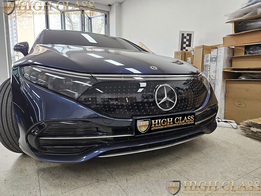 벤츠 EQS 세단 스타그릴 대신 AMG 세로그릴 바디킷
