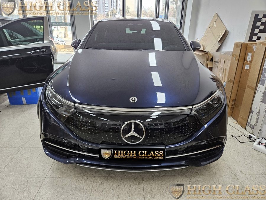 벤츠 EQS 세단 스타그릴 대신 AMG 세로그릴 바디킷