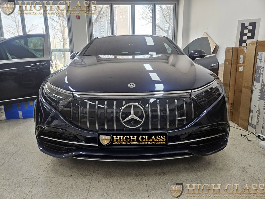벤츠 EQS 세단 스타그릴 대신 AMG 세로그릴 바디킷