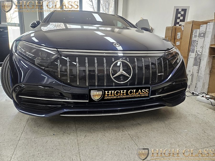 벤츠 EQS 세단 스타그릴 대신 AMG 세로그릴 바디킷