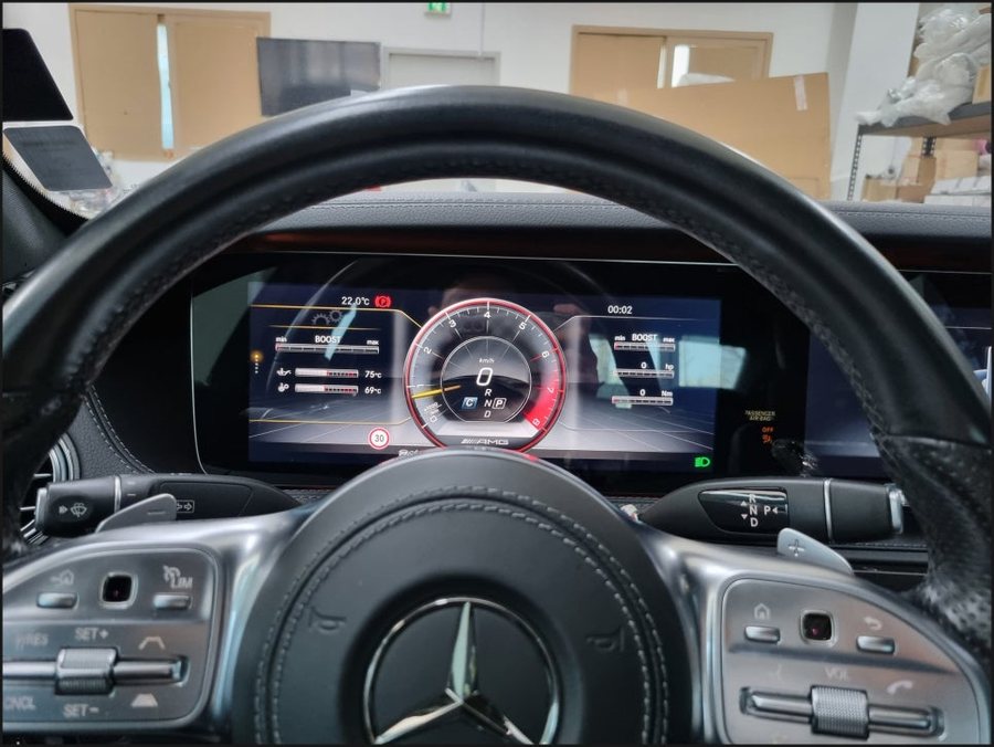 W222 벤츠S클래스 AMG계기판코딩, 반자율주행확장코딩, 오토스탑앤고