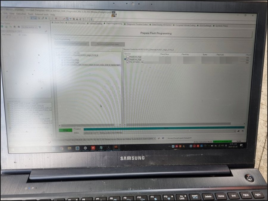 벤츠GLE350 안드로이드오토 카플레이 코딩 - 타업체 활성화 불가