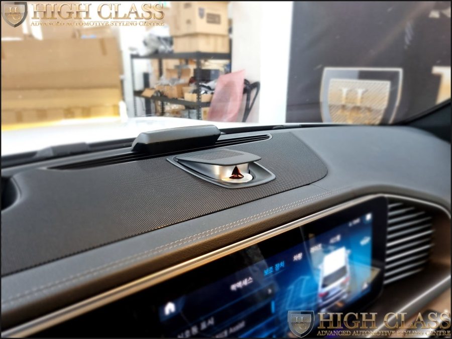 벤츠GLS GLS400d 전동센터스피커튜닝, 코딩