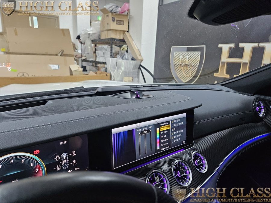 GT AMG 스피커, 순정 엠비언트 튜닝 커맨드 터치 시공