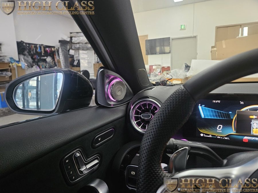 A클래스 A45 AMG 부메스터 전동트위터, 2열 송풍구