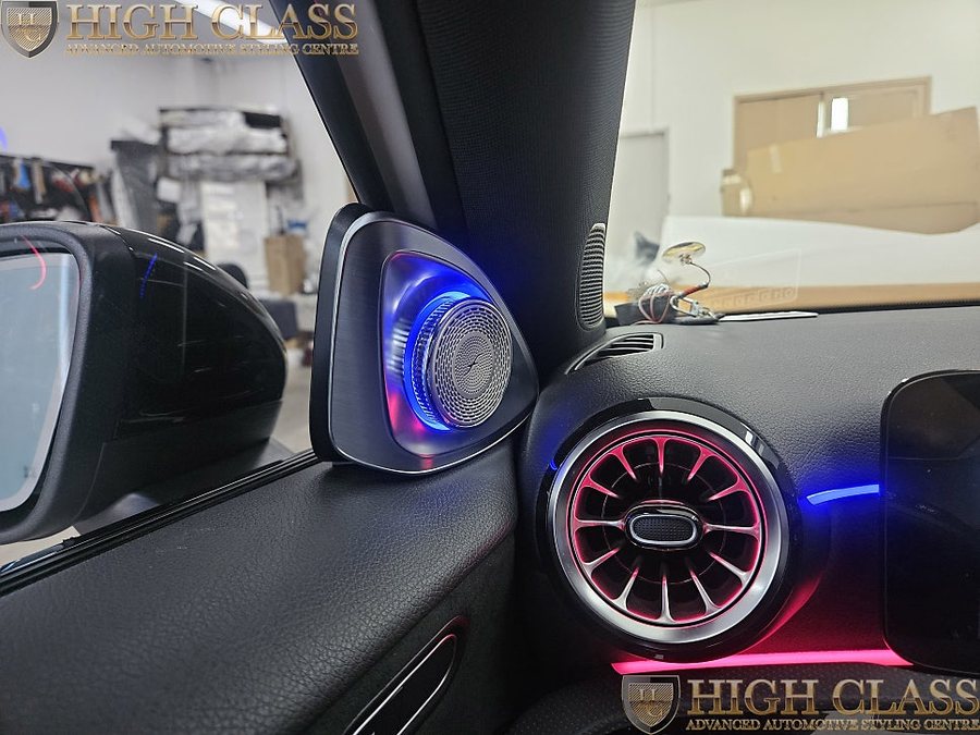 A클래스 A45 AMG 부메스터 전동트위터, 2열 송풍구