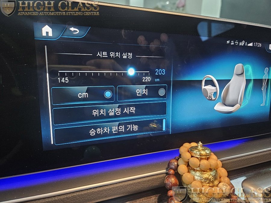 GLE 350e 전동시트 4버튼 구축 메모리시트 옵션