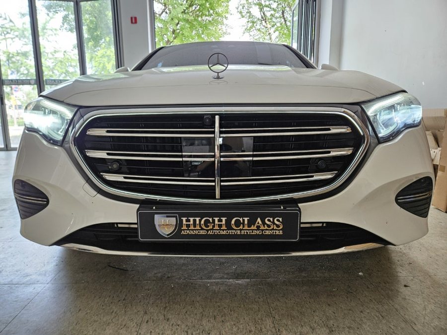 E클래스 E220d 익스클루시브 정품 발광그릴 포칼 스피커 교체