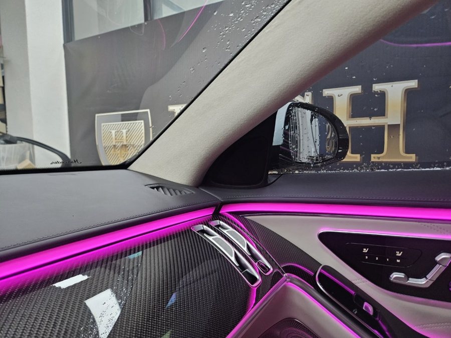 W223 S클래스 S63 AMG 정품 4D 부메스터 전동트위터 카본트림