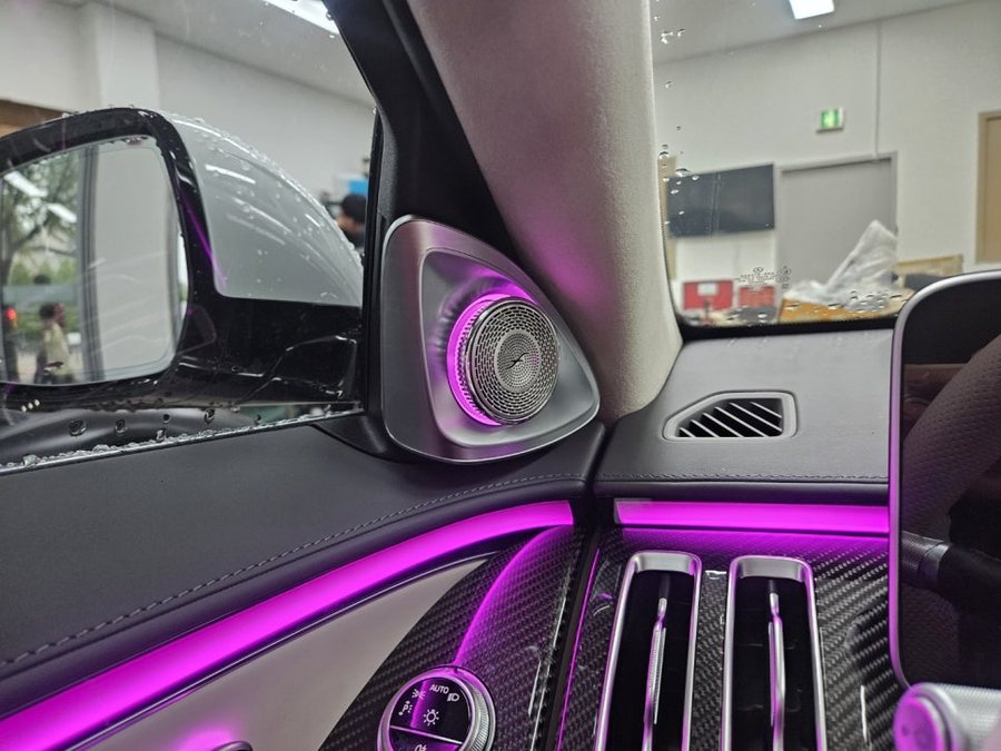 W223 S클래스 S63 AMG 정품 4D 부메스터 전동트위터 카본트림