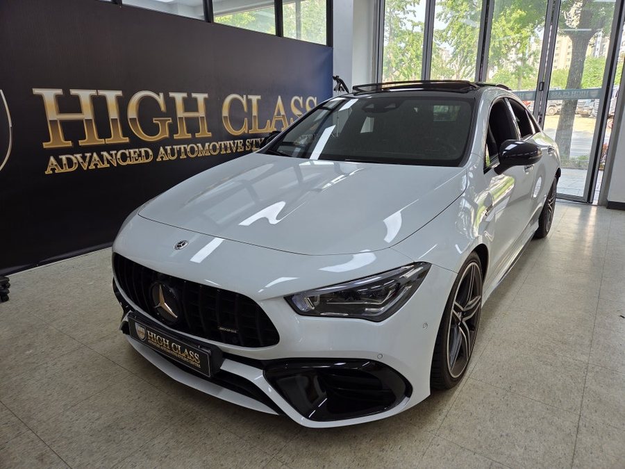 CLA 45 AMG 사이드미러 AMG 웰컴라이트, 버킷 시트 엠비언트