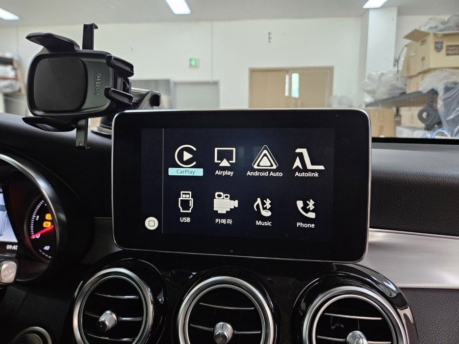 GLC 250d 카플레이 안드로이드오토 모듈, 통풍시트