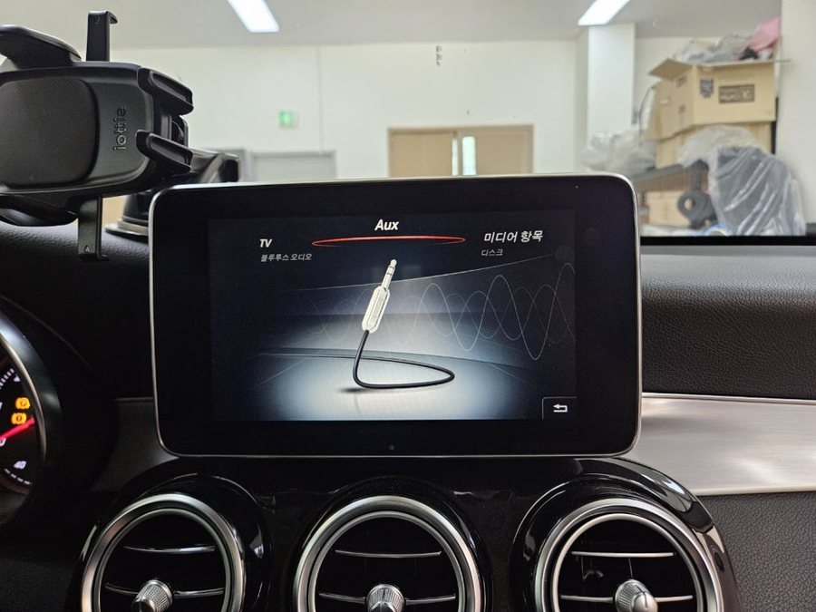 GLC 250d 카플레이 안드로이드오토 모듈, 통풍시트