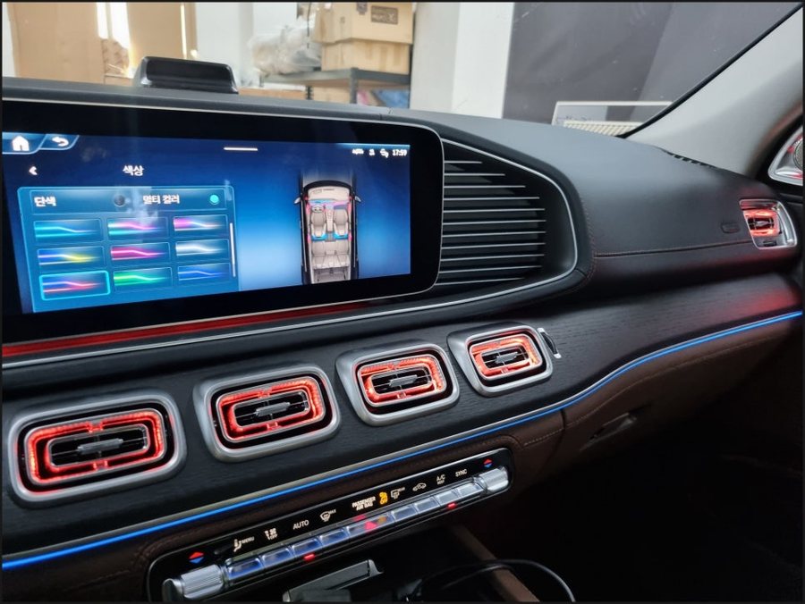 2025 벤츠 GLE450 4D부메스터 전동트위터, 송풍구엠비언트 및 미드레인지엠비언트