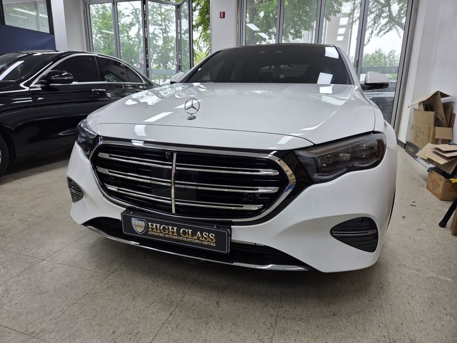 벤츠 E300 익스클루시브 / AMG 라인 범퍼 정품 발광그릴 교체방법