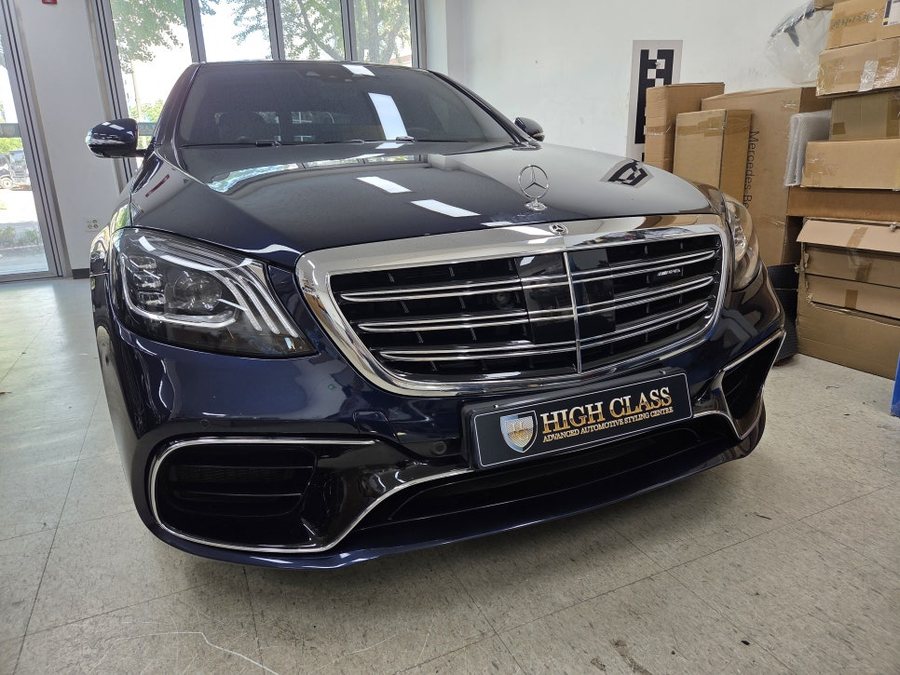 벤츠 S63 안전벨트 오염 클리닝으로 해결 안될 때