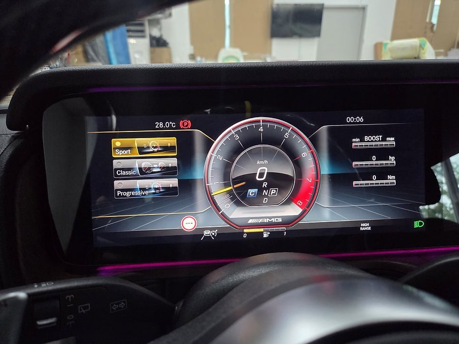 벤츠 G바겐 G500 AMG 계기판 코딩