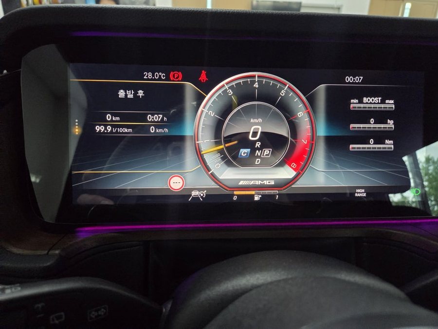 벤츠 G바겐 G500 AMG 계기판 코딩