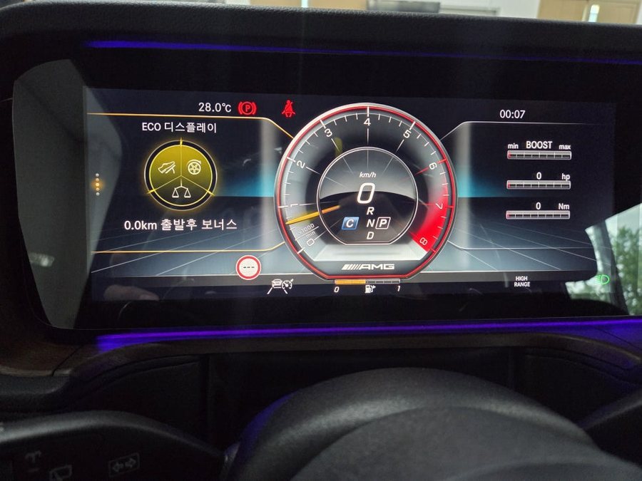 벤츠 G바겐 G500 AMG 계기판 코딩