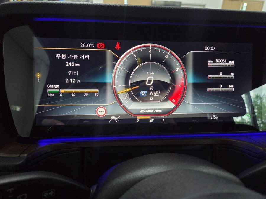 벤츠 G바겐 G500 AMG 계기판 코딩