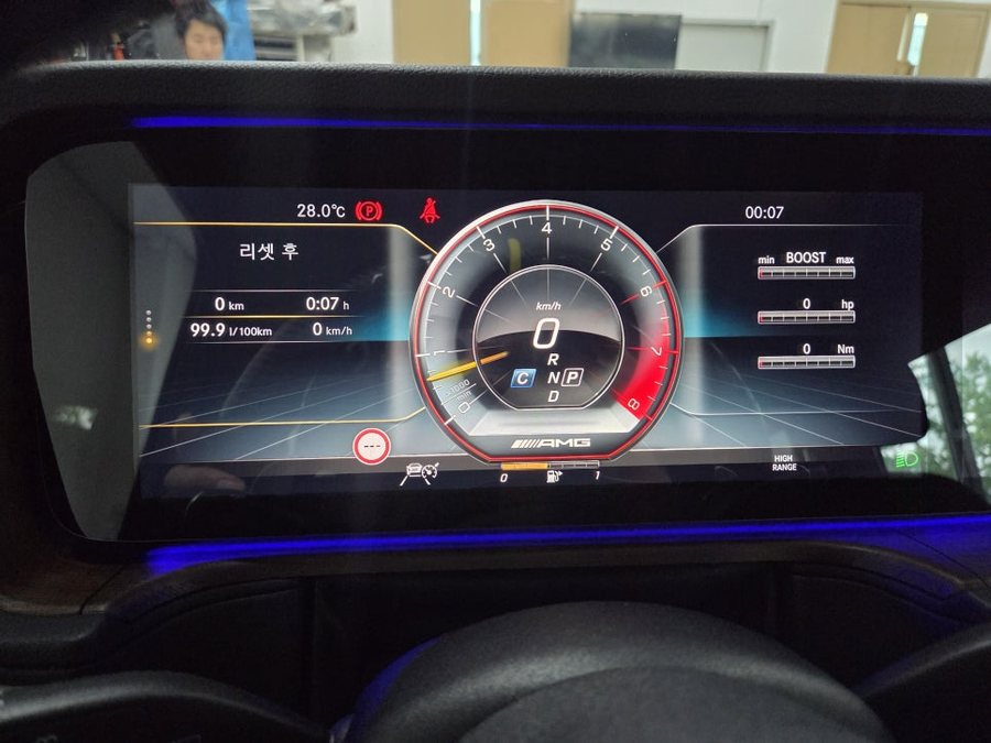벤츠 G바겐 G500 AMG 계기판 코딩