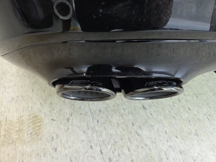 A클래스 A35 AMG 블랙 듀얼 머플러 팁